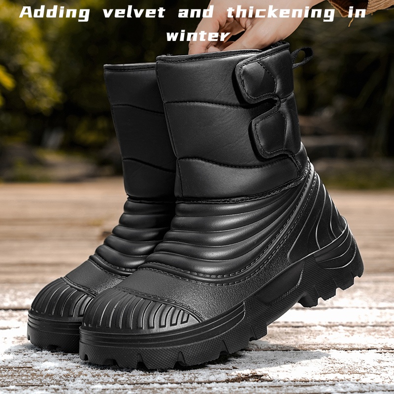 Men'S Mountain Biking Shoes - Новые мужские зимние зимние ботинки, утепленные