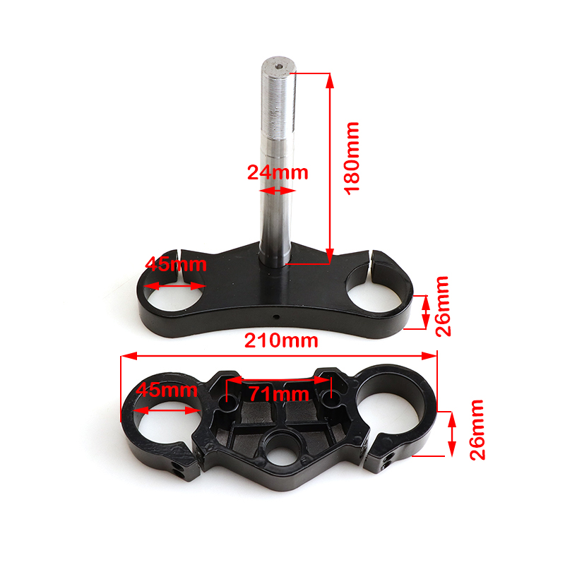 Руль мотоцикла, тройной зажим  – обзор и цена Handlebar Riser Stem