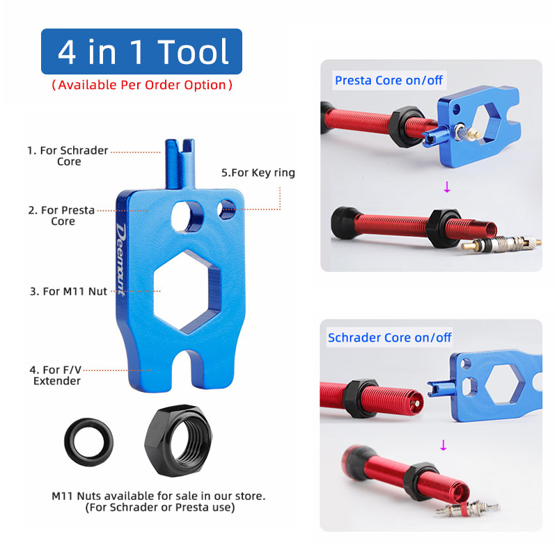 Сердечник клапана Deemount Pre – обзор и цена Tubeless Valve Core
