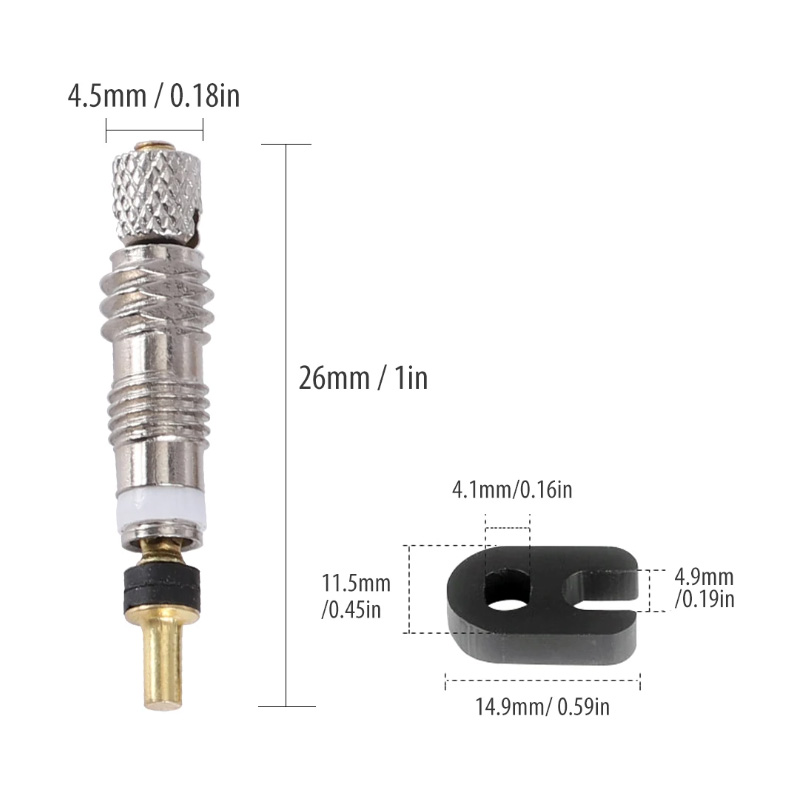 6/12 шт. велосипедный съемный  – обзор и цена Tubeless Valve Core
